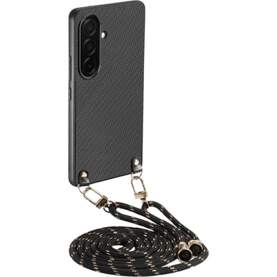 Comfycase Samsung Galaxy A57 Koordhoesje Carbon Design Zwart