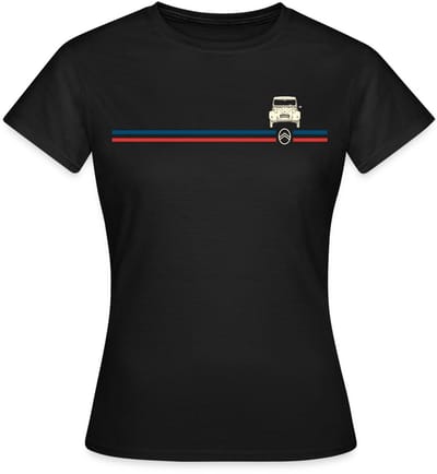 Citroën Logo Strepen 2CV Model T-Shirt Dames
