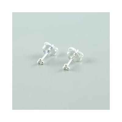 House of Jewels - Mini Drie Stippen Oorknoppen - 925 Zilver
