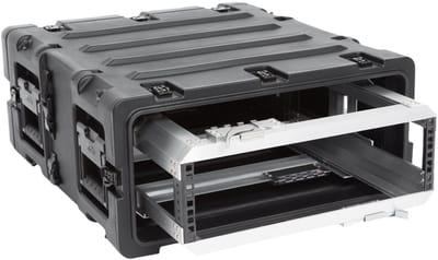 SKB - 3RR Series - 3U Verwijderbare Shock Rack - Zwart - 20-inch diep