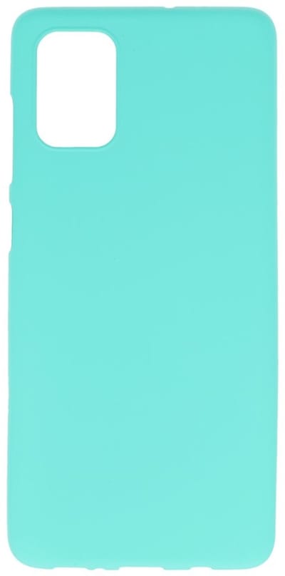 Hoesje Geschikt voor de Samsung Galaxy A71 - Backcover Color Telefoonhoesje - Turquoise