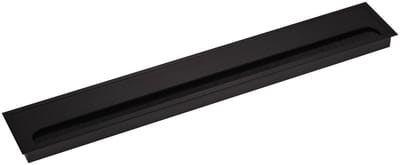 Kabeldoorlaat CAVO kabeldoos hoekig 500 x 80 mm zwart geanodiseerd