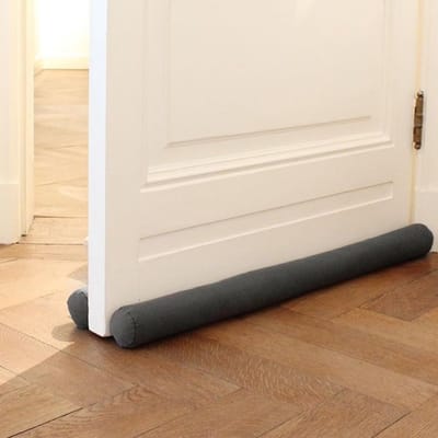 Tochtstopper - Deurafdichting - Bespaar Energiekosten - Dubbele Isolatie - 70 cm - Grijs