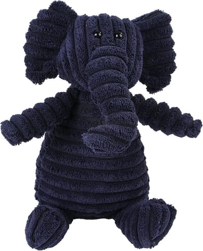 DW4Trading Hondenspeelgoed Blauwe Olifant 26 cm - Knuffel