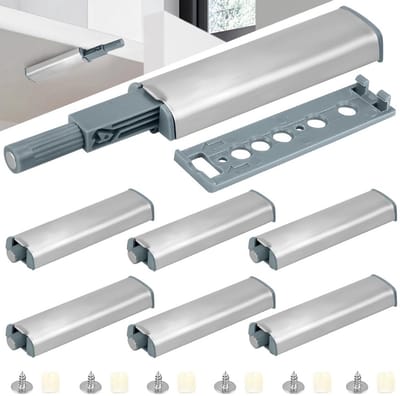 Unyqoos® Set van 6 magnetische druksluitingen voor kasten en meubeldeuren