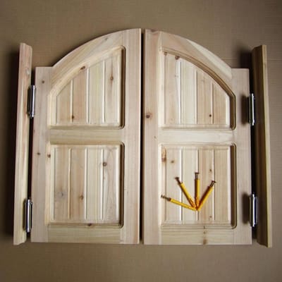 Houten Draaideuren - Café Deuren - Ruimtes Verdelen - Massief Hout - 70x90CM - Naturel