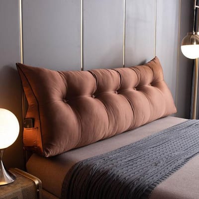 Moderne grote rugleuning verwijderbare lendensteun kussen driehoek bank kussen bank comfortabel bed kussen kussens decor huis 100x20x50cm