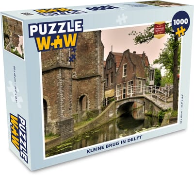 Puzzel Brug - Water - Delft - Legpuzzel - Puzzel 1000 stukjes volwassenen