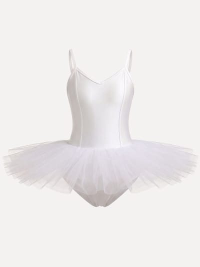 Dancer Dancewear® Tutu ballet dames wit - Balletpak met tutu - "Pavlova" - Maat S