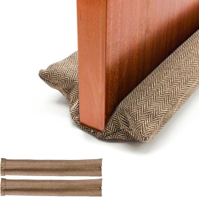 Tochtstoppers voor Deuren en Ramen - Herbruikbaar - Wasbaar - Tochtstrip Geluidsisolatie - Kou Wind Licht Stof Pollen Insecten - Verstelbaar 80-90cm