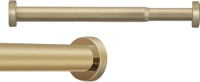 Gordijnroede zonder boren - Telescopische stang - Ruimte indelen - Schadevrij ophangen - 50-280 cm - Goud