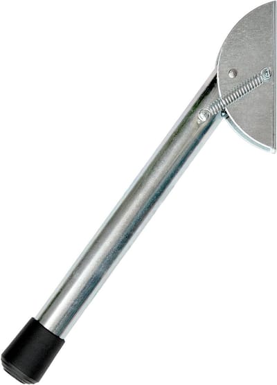 Deurstopper - Deurhouder Poorthouder - Deur Open Houden - Extra Dik Rubber - 250 mm - Zilver