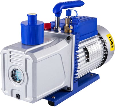 VEVOR VacuüMpomp Vacuumpomp Airco 10CFM 2 Fasen 1HP Koelmiddel VacuüMpomp Koelgereedschap Airconditioning Nieuw