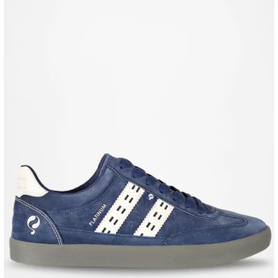 Heren Sneaker Platinum - Blauw/OffWhite/Grijs