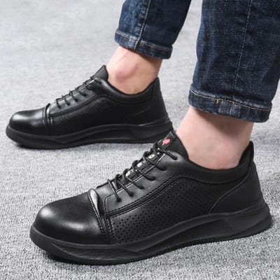 Werkschoenen Heren Anti-perforatie Onverwoestbare Stalen Neus Schoenen Kevlar Binnenzool Werk Sneakers Beschermende Veiligheidslaarzen 42