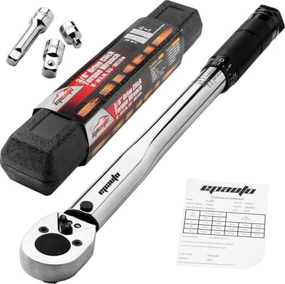 Momentsleutel 3/8 inch Aandrijving - Instelbaar Koppelbereik 13,6 - 108,5 Nm