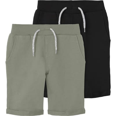 NAME IT KIDS - NKMVERMO 2P LONG SWE SHORTS UNB F NOOS Jongens Korte broek
