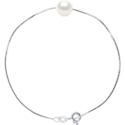 Armband Gekweekte Pearl Zoetwater 8-9mm Wit Wit Gouden Ketting Venetiaanse