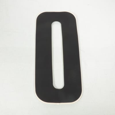 Sticker 3AS Racing voor motor Nummer 0 zwart 205x85mm Nieuw