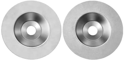 Diamant Slijpschijven voor Haakse Slijper, Set van 2, Korrel 400 en 1000, Perfect voor Precisie Slijpen en Polijsten