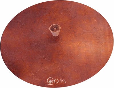 GoFire - Deksel vuurschaal 120 cm - Deksel voor vuurschaal cortenstaal - Deksel vuurkorf