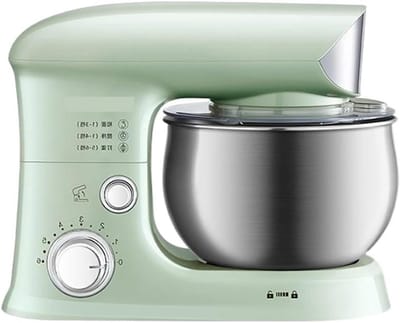 Staande mixer - Keukenmachine - Bakken en koken - 6 snelheden - 3 Liter kom - Groen
