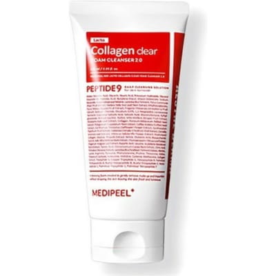 MEDI-PEEL Nettoyant Moussant Clair Red Lacto Collagen 2.0 Soin Profond des Pores & Élasticité 120ml