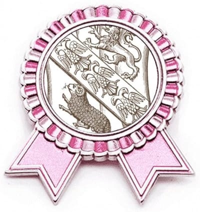 Decoratieve Pin - Accessoire Badge - Persoonlijkheid Tonen - Opvallend Metaalwerk - 3x3.8 cm - Zwart Wit
