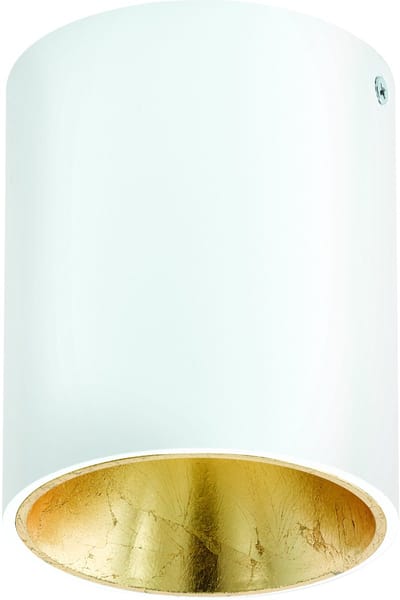EGLO Polasso Opbouwspot - LED - Ø 10 cm - Wit/Goud