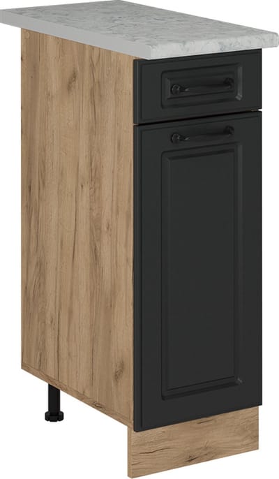 Vicco R-Line Keukenonderkast – 30 cm WB Marmer Antraciet landhuis
