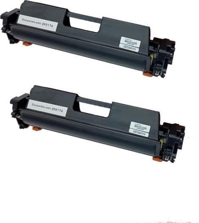 KATRIZ® huismerk toner 2x CF217A (HP 17A) Zwart- 2x 1800 Pagina's | Geschikt voor HP LaserJet Pro M102 / M102a / M102w / M130 / M130a / M130fn / M130fw / M130nw