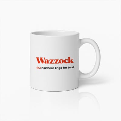 Wazzock Grappige Mok 330ml | Noordelijk Slang Koffiebeker | Humoristisch Cadeau voor Vrienden en Collega’s