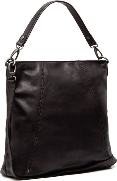 The Chesterfield Brand Leren Schoudertas Sintra Shoulderbag Black Zwart