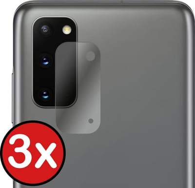 Camera Lens Protector - 3 Stuks - Geschikt voor Samsung Galaxy S20 - Camera Screenprotector - Beschermglas - Gehard Glas - Tempered Glass - Screen Protector