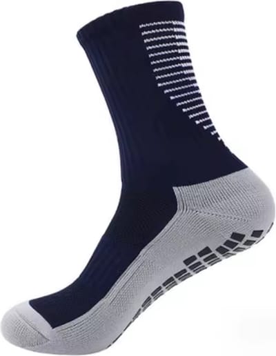 Scoby - Sportsokken met Grip - Gripsokken - Anti-slip Sokken - Ondersteunend - Sportsokken - Support Socks - Maat 39/45 - Zwart/Grijs