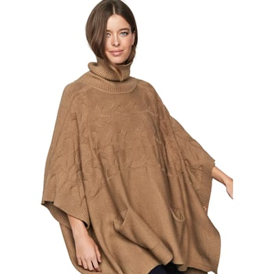 Vrouwen poncho met hoge kraag Selmark PC1 Style ADD