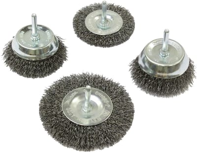 Makita D-65729 4-delige Komborstel set - 6 mm - 63 / 75 / 75 / 100 mm