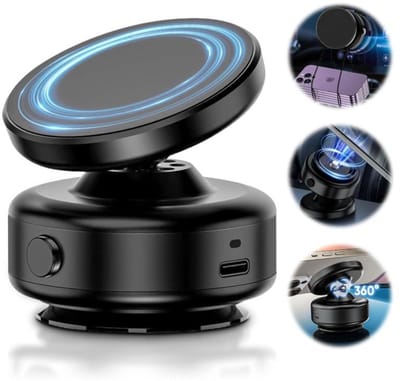 Magnetische telefoonhouder - autohouder, 360° rotatie, N52 sterke magneet - Handsfree Telefoonhouder Geschikt voor: iPhone, Android en smartphones - zwart