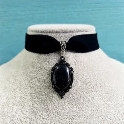 Vampier Cameo Choker, Gotische Sieraden, Victoriaans, Retro, Vlinder, Bloeddruppel, Heidens, Hekserij, Alternatief, Ketting Voor Vrouwen white