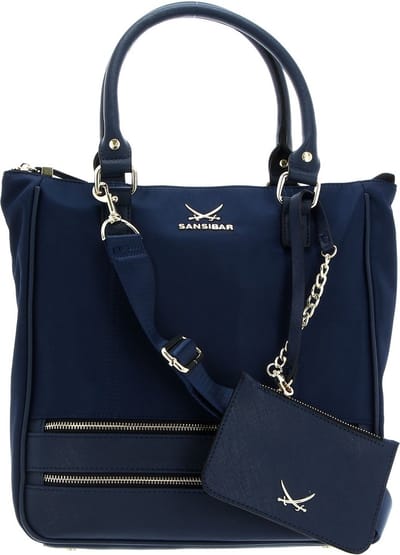 Sansibar handtas schoudertas Shopper Bag Ocean blauw