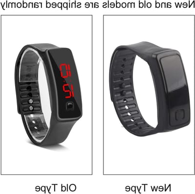 Sportieve Digitale Horloge voor Mannen met LED Display, Waterdicht Silicone Band, Militaire Stijl en 12 Uur Draaipunt