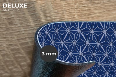 Placemats - 6 stuks - 45x30 cm - Placemat kunststof - Vormen - Patronen - Japans - Borden onderleggers - Decoratie voor op tafel - Keuken tafeldecoratie accessoires - Vinyl onderlegger - Tafelversiering