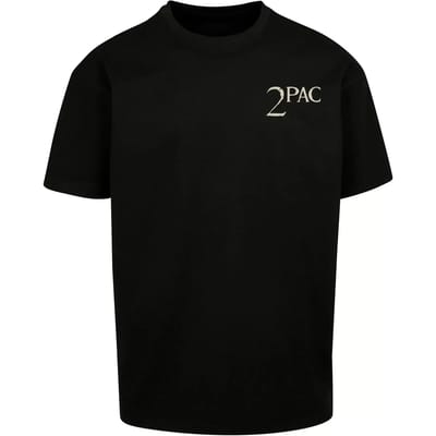 Mister Tee Tupac - I ain't mad at cha Oversize Heren Tshirt - XS - Zwart