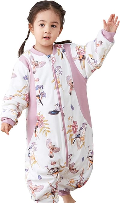 Baby winterslaapzak met voeten 2.5 Tog - afneembare mouwen - ruime pasvorm - voor comfortabele nachtrust