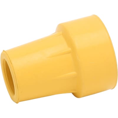 5 STUKS Enkele Hoek Stoktips 34in Imitatie Bandenprofiel Conserveringsmiddel Antislip Rubber 19mm Kruk yellow