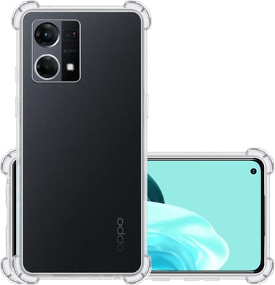 Hoesje - Geschikt voor OPPO Reno 7 - Sterk & Shockproof - Siliconen Case - Back Cover - Telefoon Hoes Shock Proof - Transparant