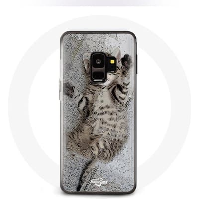 Case voor Samsung Galaxy S9 Bengaalse kitten slaapt