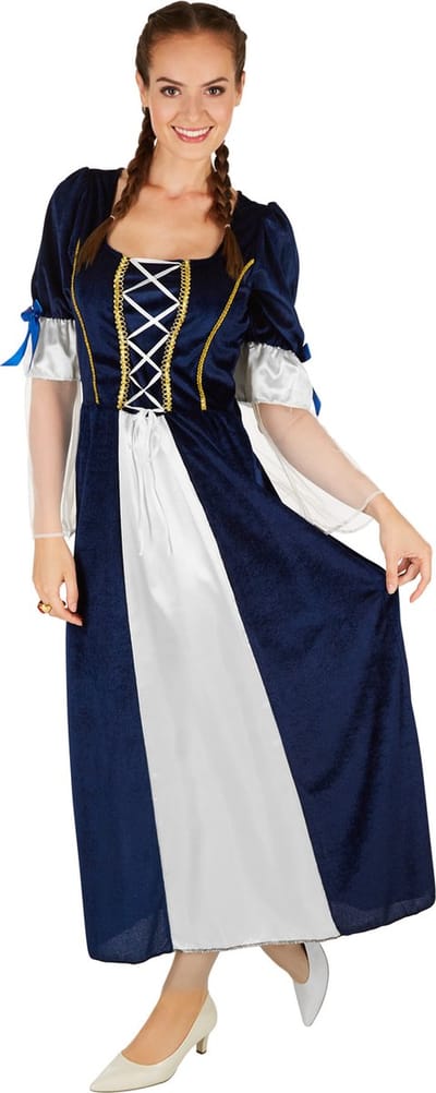 dressforfun - Vrouwenkostuum koningsdochter M - verkleedkleding kostuum halloween verkleden feestkleding carnavalskleding carnaval feestkledij partykleding - 301206
