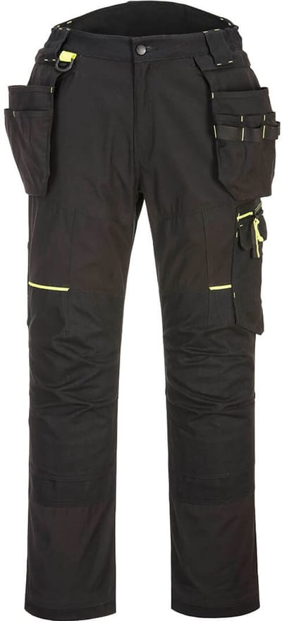Portwest WX3 Eco Stretch Holster Broek T706 - Zwart - 28