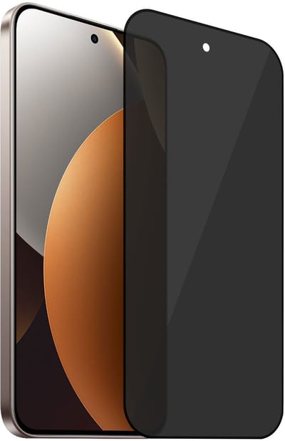 Privacy Screenprotector geschikt voor Xiaomi Redmi Note 15 Pro - Anti Inkijk - Gehard Glas